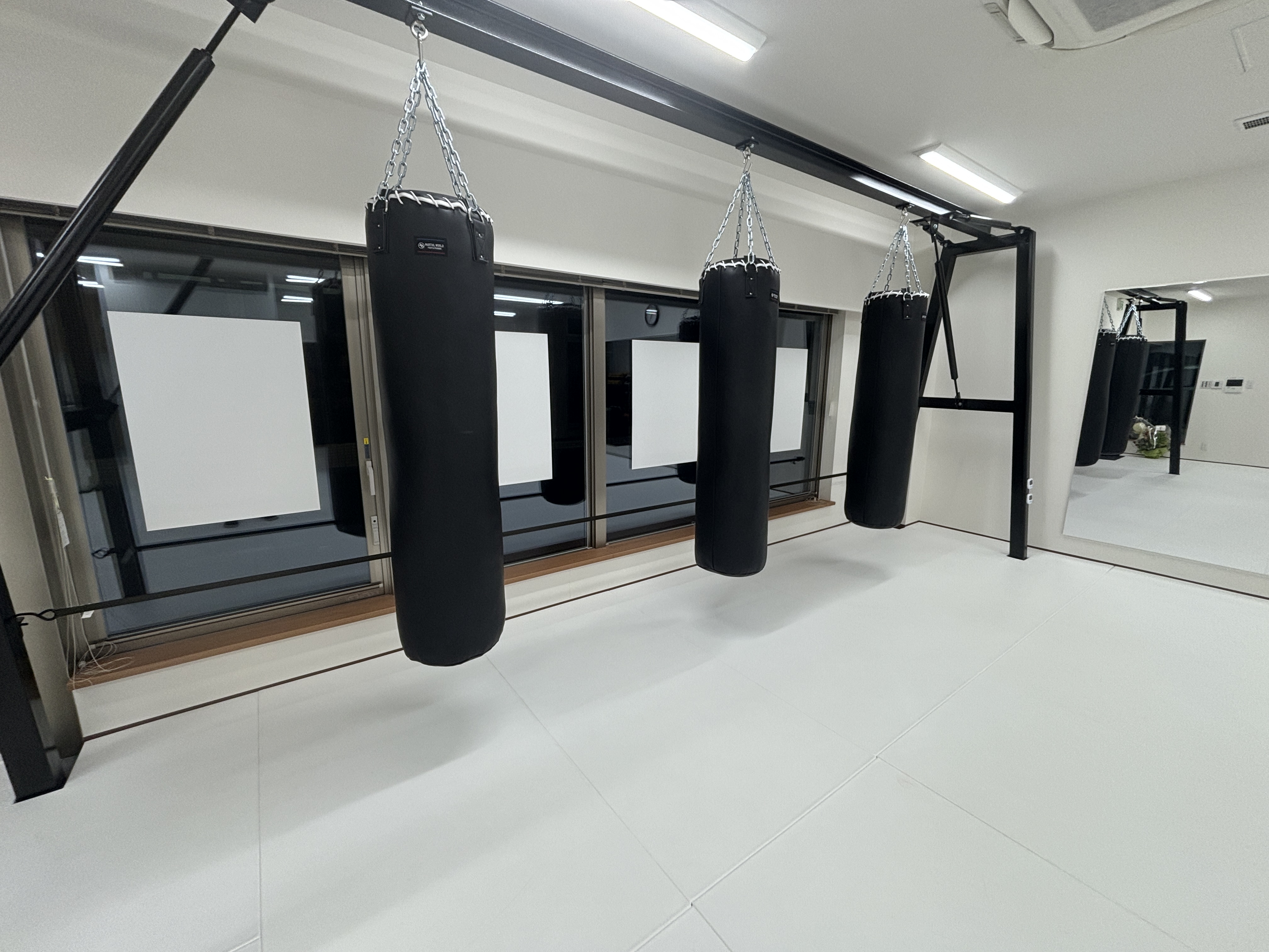 サンドバッグエリア